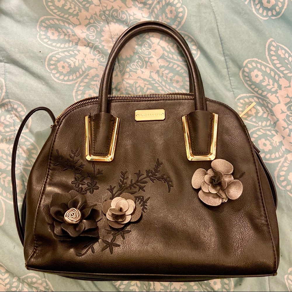 Big Buddha Black Handbag/Crossbody